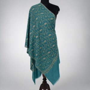 Paisley Jaal Shawl (Teal)